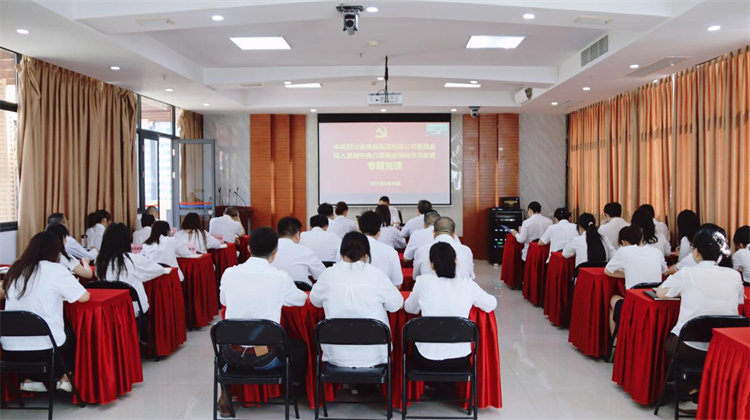 集團(tuán)公司黨委書記圍繞深入貫徹中央八項(xiàng)規(guī)定精神講授專題黨課